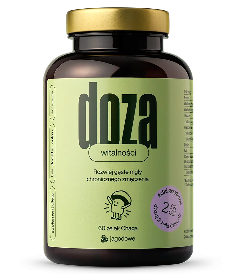 Doza witalności Żelki grzybowe Chaga 🍄